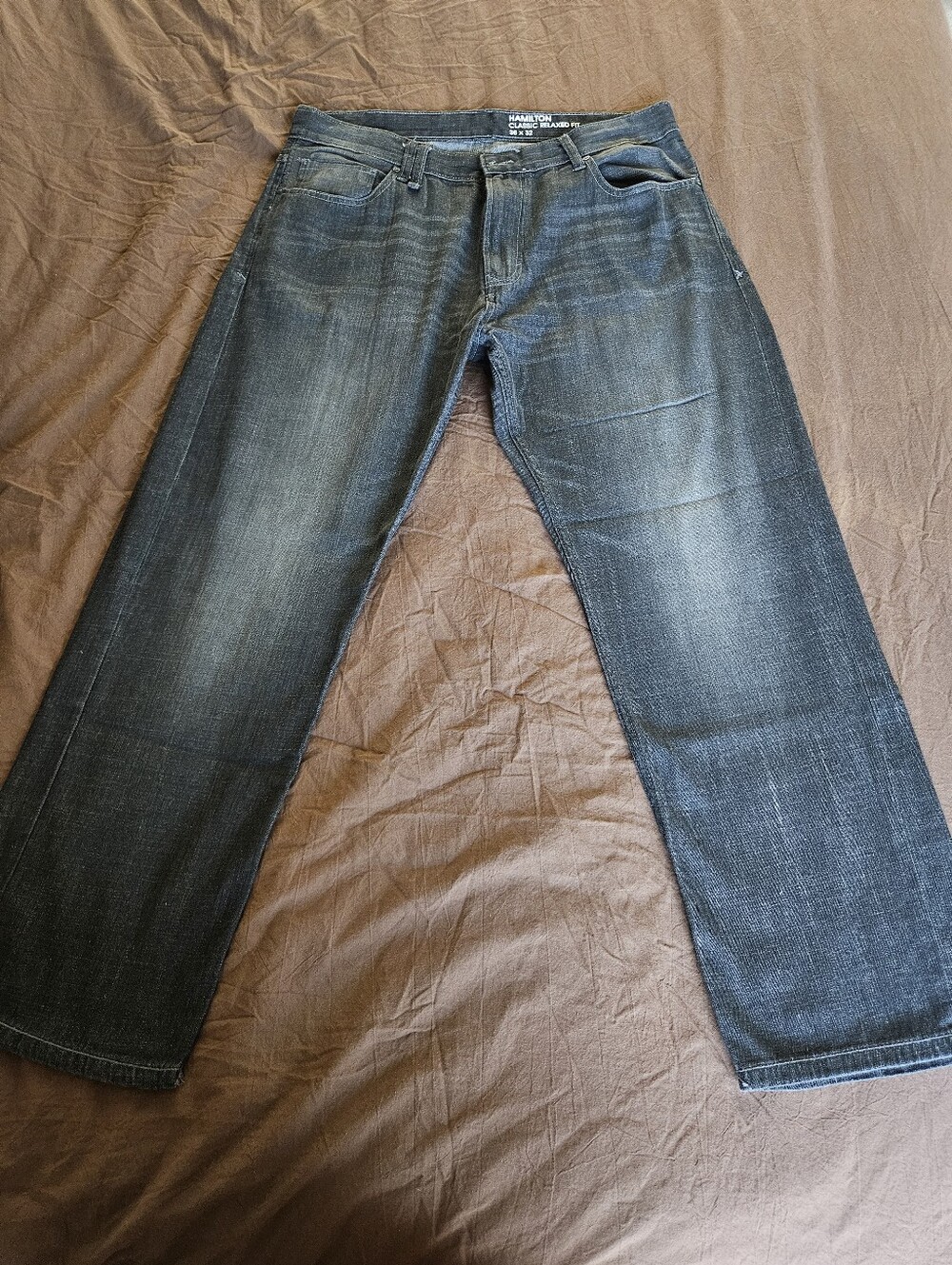 Sean John Hamilton Classic Relaxed Fit Men's Jeans 36x32 Black